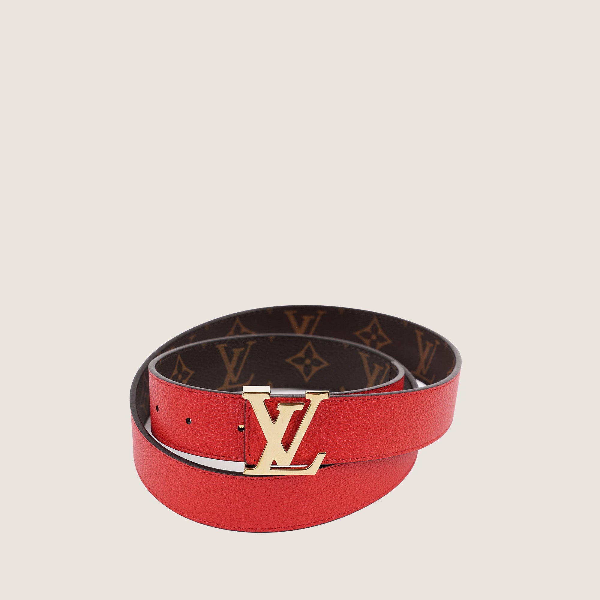 LV Initiales Reversible Belt 85 - LOUIS VUITTON - Affordable Luxury image