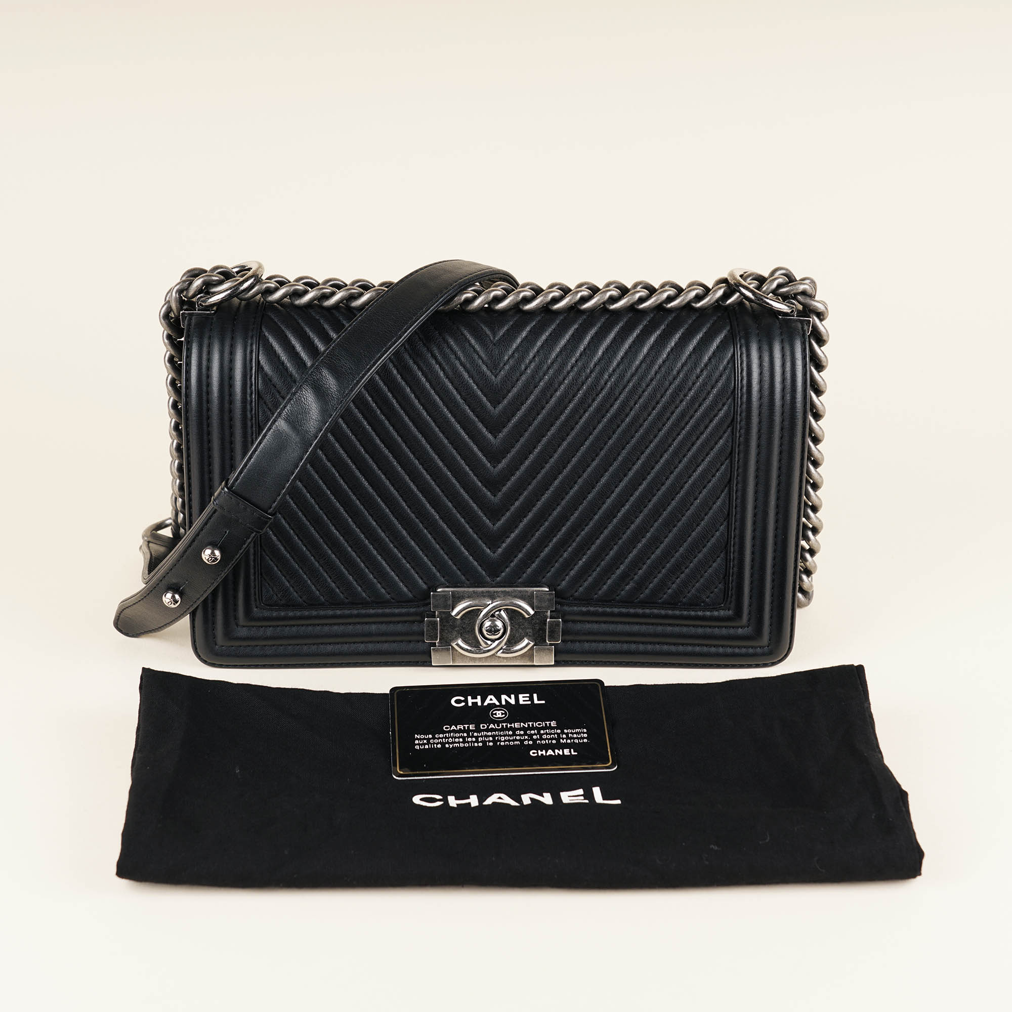 Medium Boy Bag - CHANEL - Affordable Luxury image