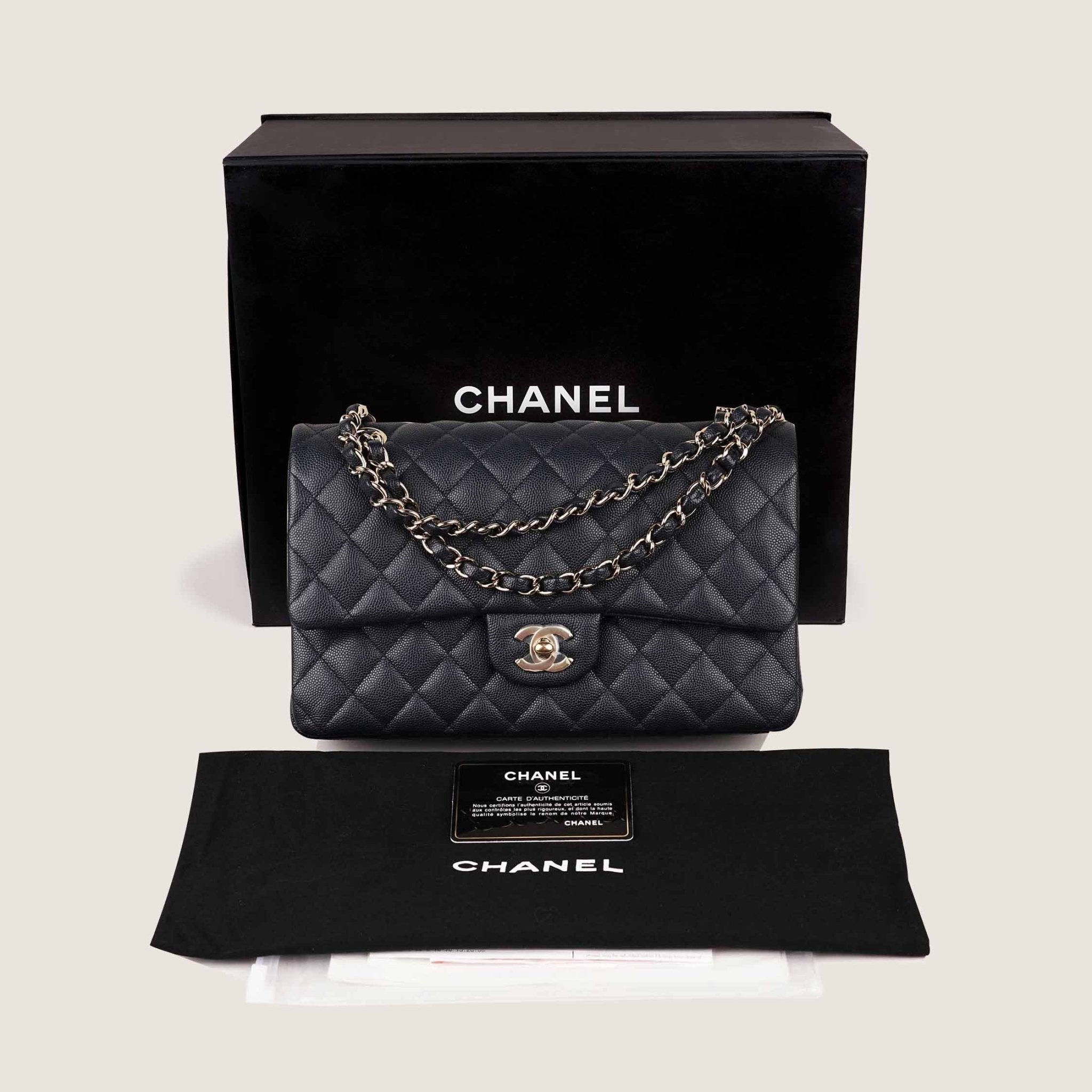 Medium Classic Double Flap Bag - CHANEL - Affordable Luxury image