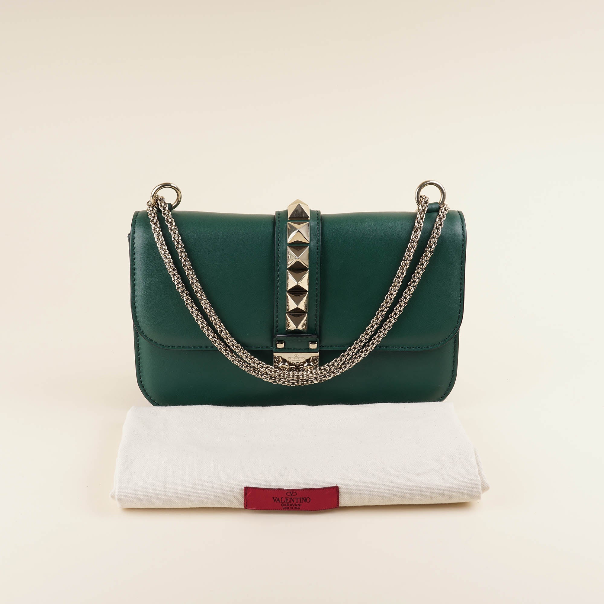 Medium Glam Lock Shoulder Bag - VALENTINO - Affordable Luxury image