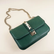 Medium Glam Lock Shoulder Bag - VALENTINO - Affordable Luxury thumbnail image