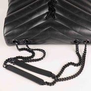 Medium LouLou All Black - SAINT LAURENT - Affordable Luxury thumbnail image