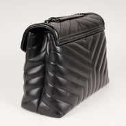 Medium LouLou All Black - SAINT LAURENT - Affordable Luxury thumbnail image