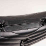 Medium LouLou All Black - SAINT LAURENT - Affordable Luxury thumbnail image