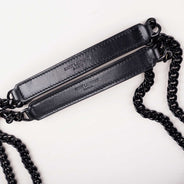 Medium LouLou Black On Black - SAINT LAURENT - Affordable Luxury thumbnail image