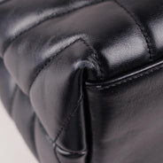 Medium LouLou Black On Black - SAINT LAURENT - Affordable Luxury thumbnail image