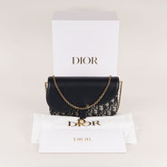 Medium Saddle Pouch with Chain - CHRISTIAN DIOR - Affordable Luxury thumbnail image