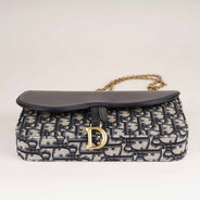 Medium Saddle Pouch with Chain - CHRISTIAN DIOR - Affordable Luxury thumbnail image