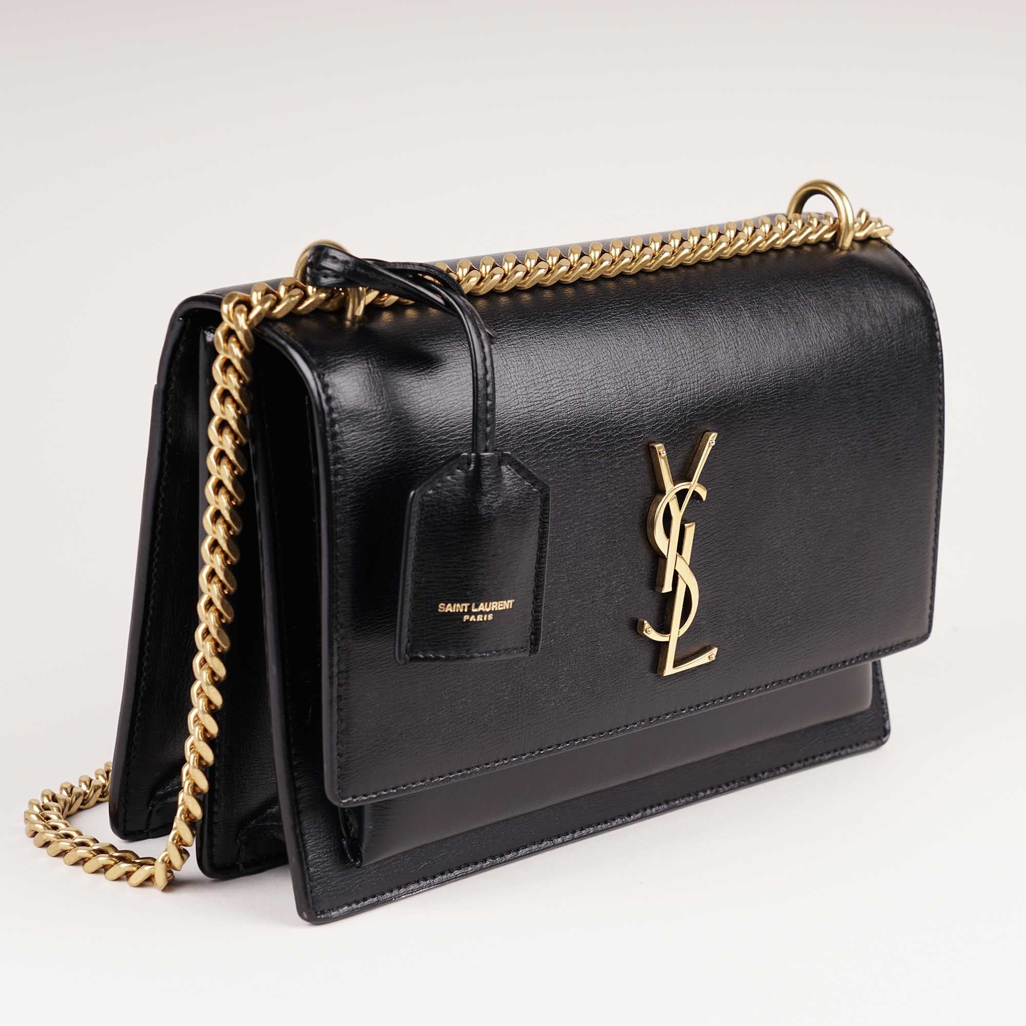 Medium Sunset Shoulder Bag - SAINT LAURENT - Affordable Luxury image