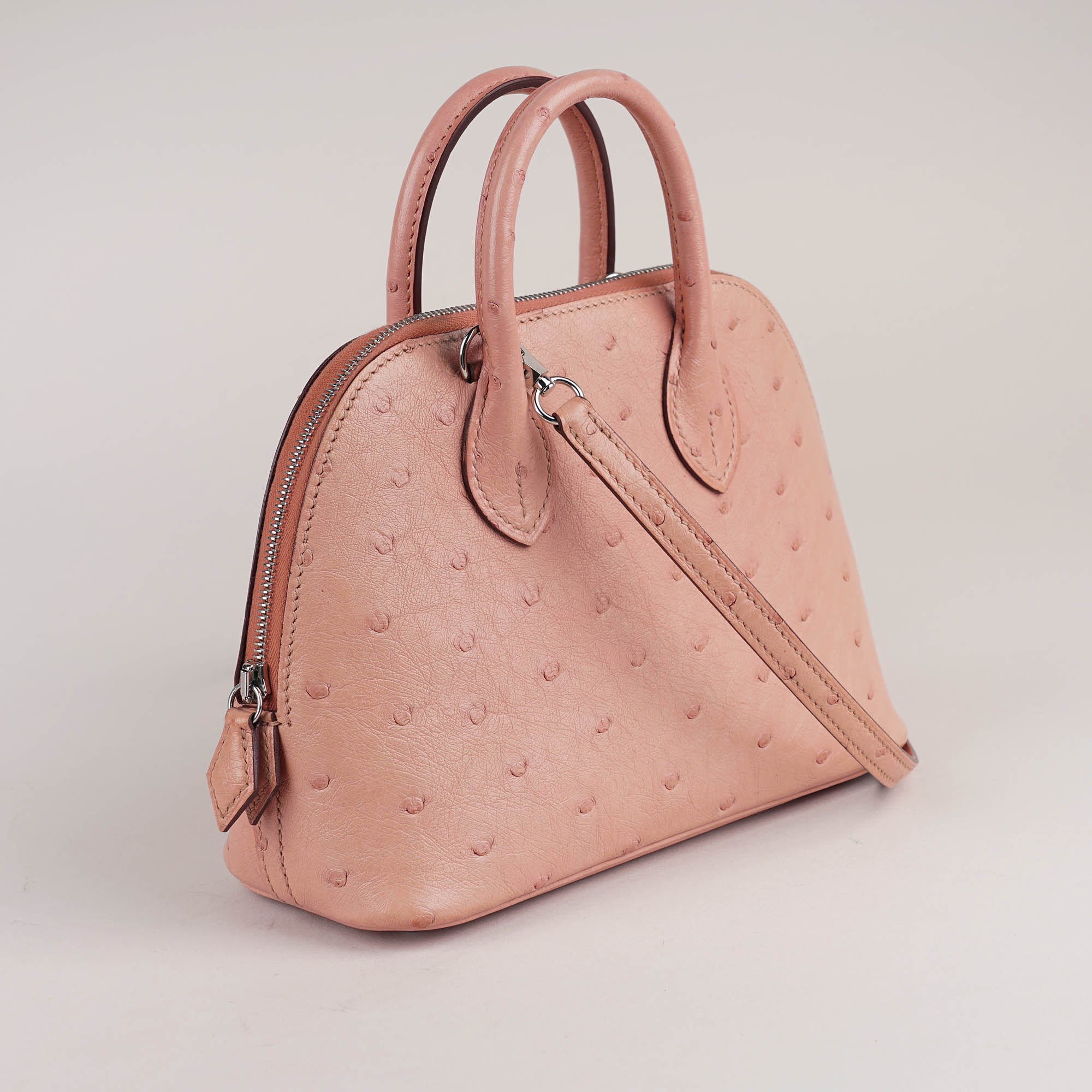 Mini Bolide Ostrich Leather - HERMÈS - Affordable Luxury image