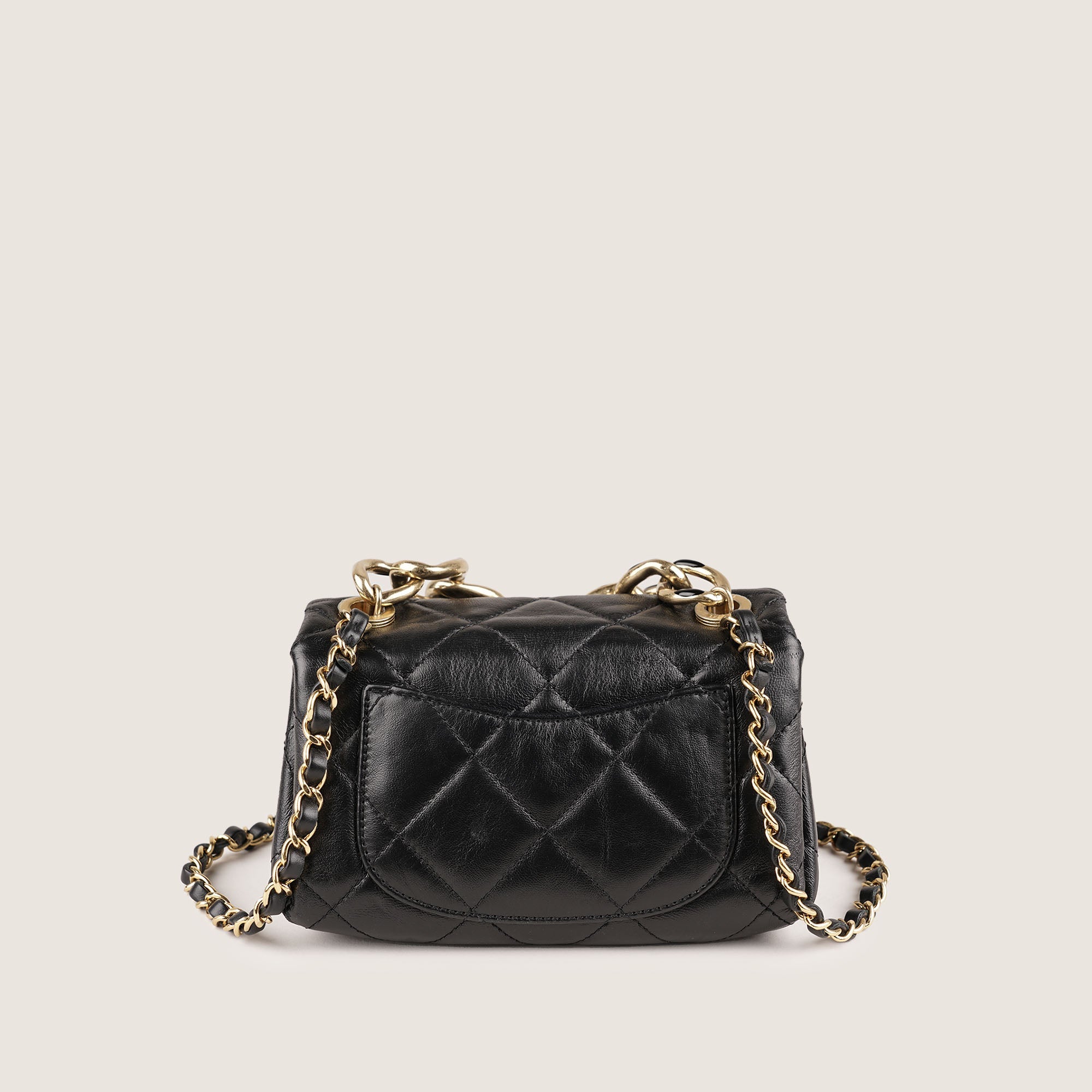 Mini Flap Chain Top Handle - CHANEL - Affordable Luxury