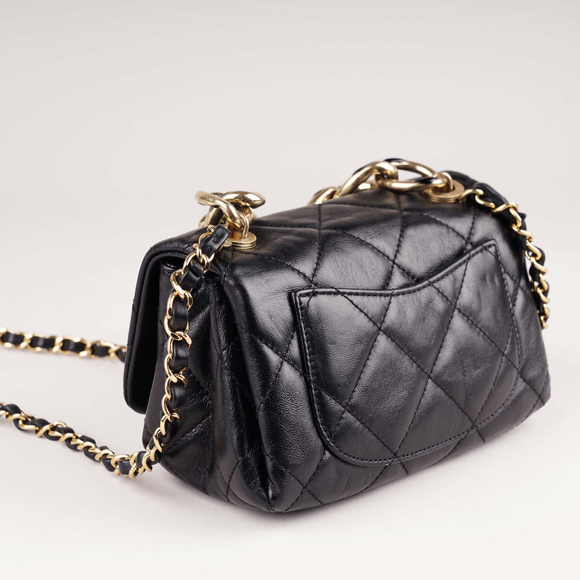 Mini Flap Chain Top Handle - CHANEL - Affordable Luxury image