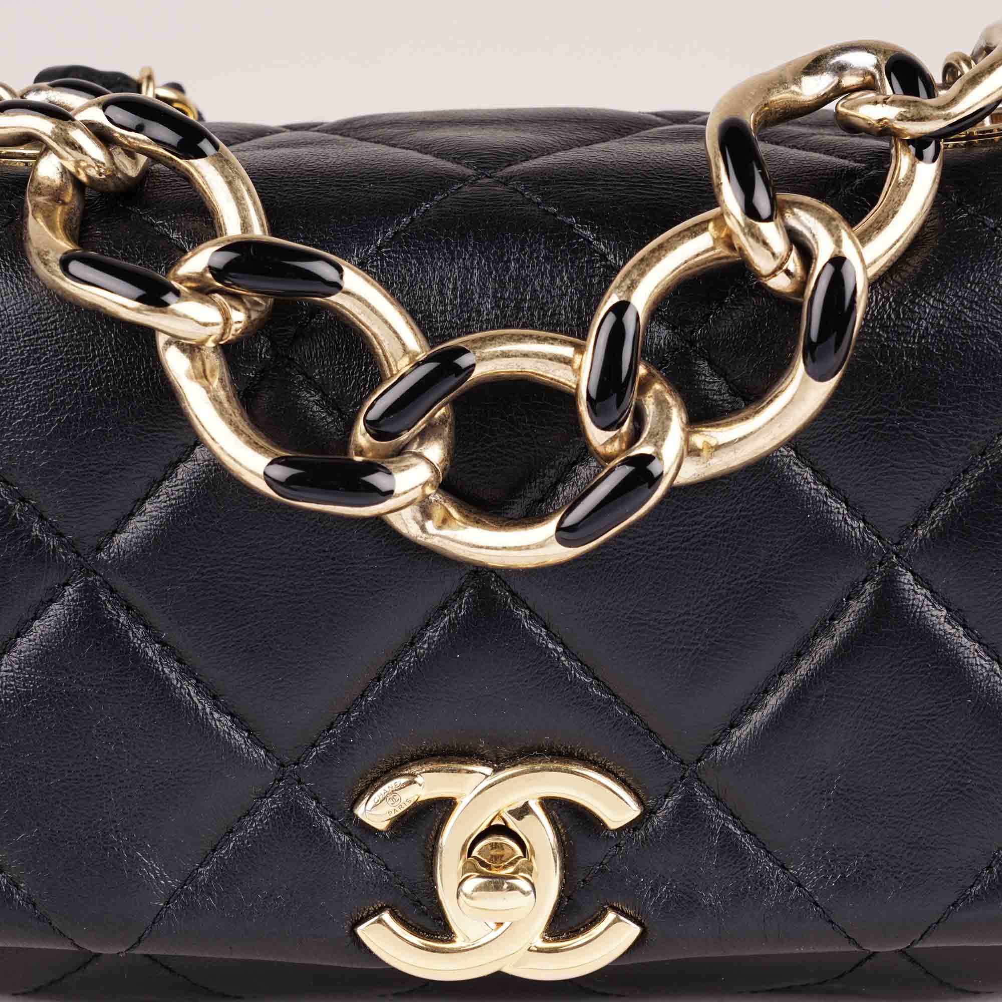 Mini Flap Chain Top Handle - CHANEL - Affordable Luxury image