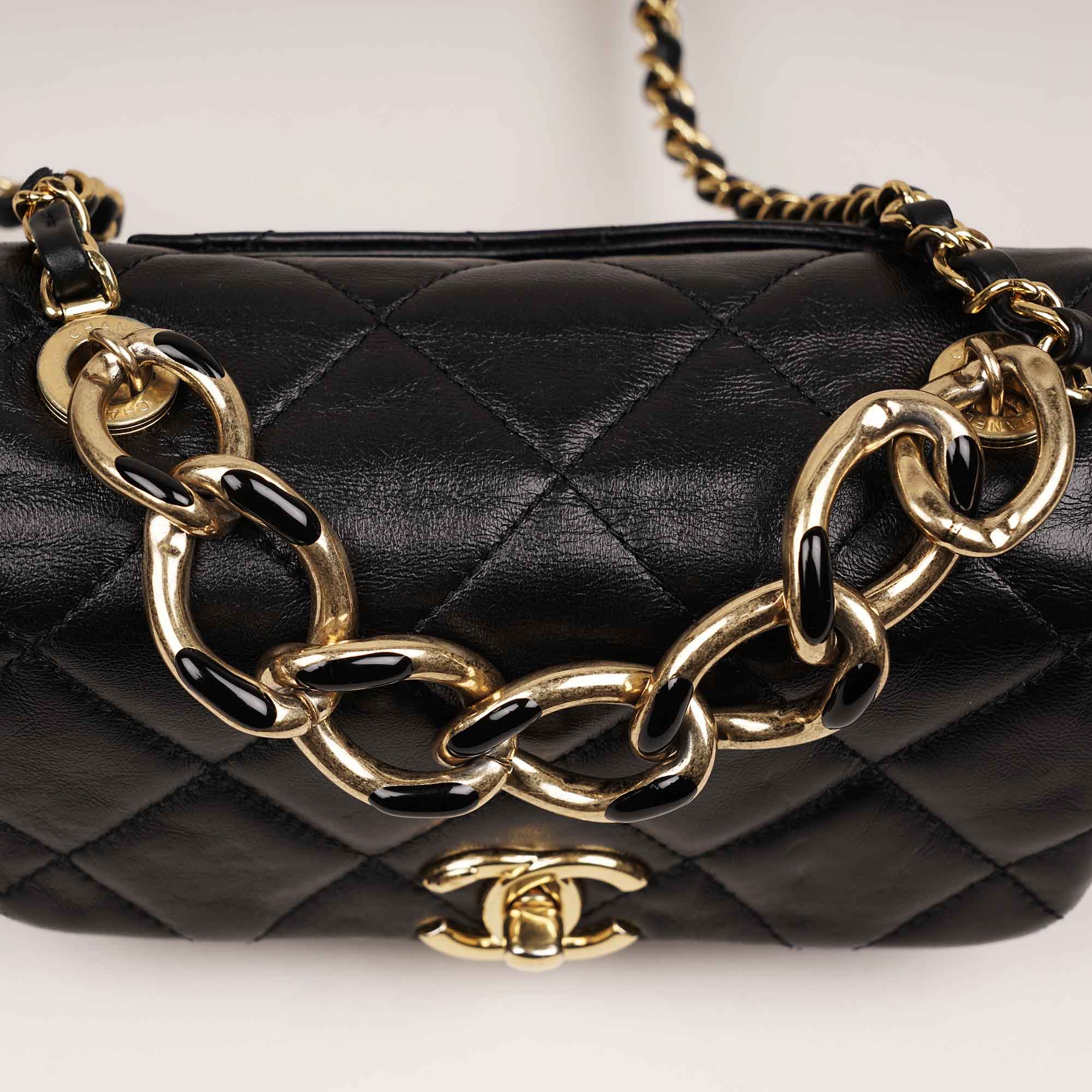 Mini Flap Chain Top Handle - CHANEL - Affordable Luxury image
