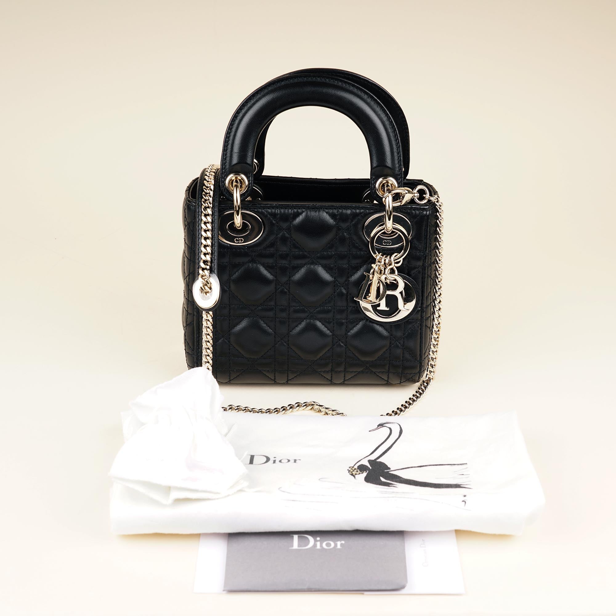 Mini Lady Dior Handbag - CHRISTIAN DIOR - Affordable Luxury image