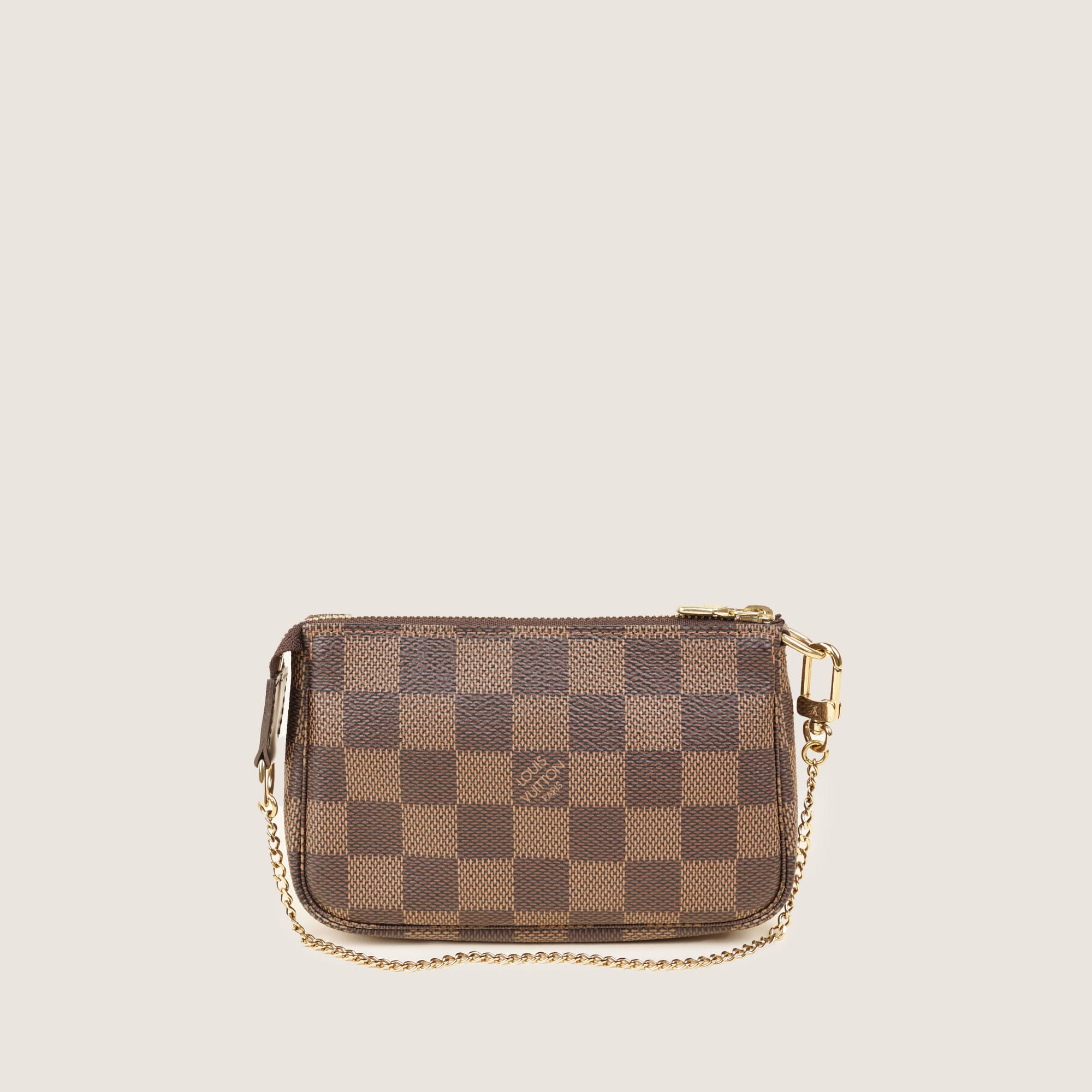 Louis vuitton damier ebene mini pochette best sale