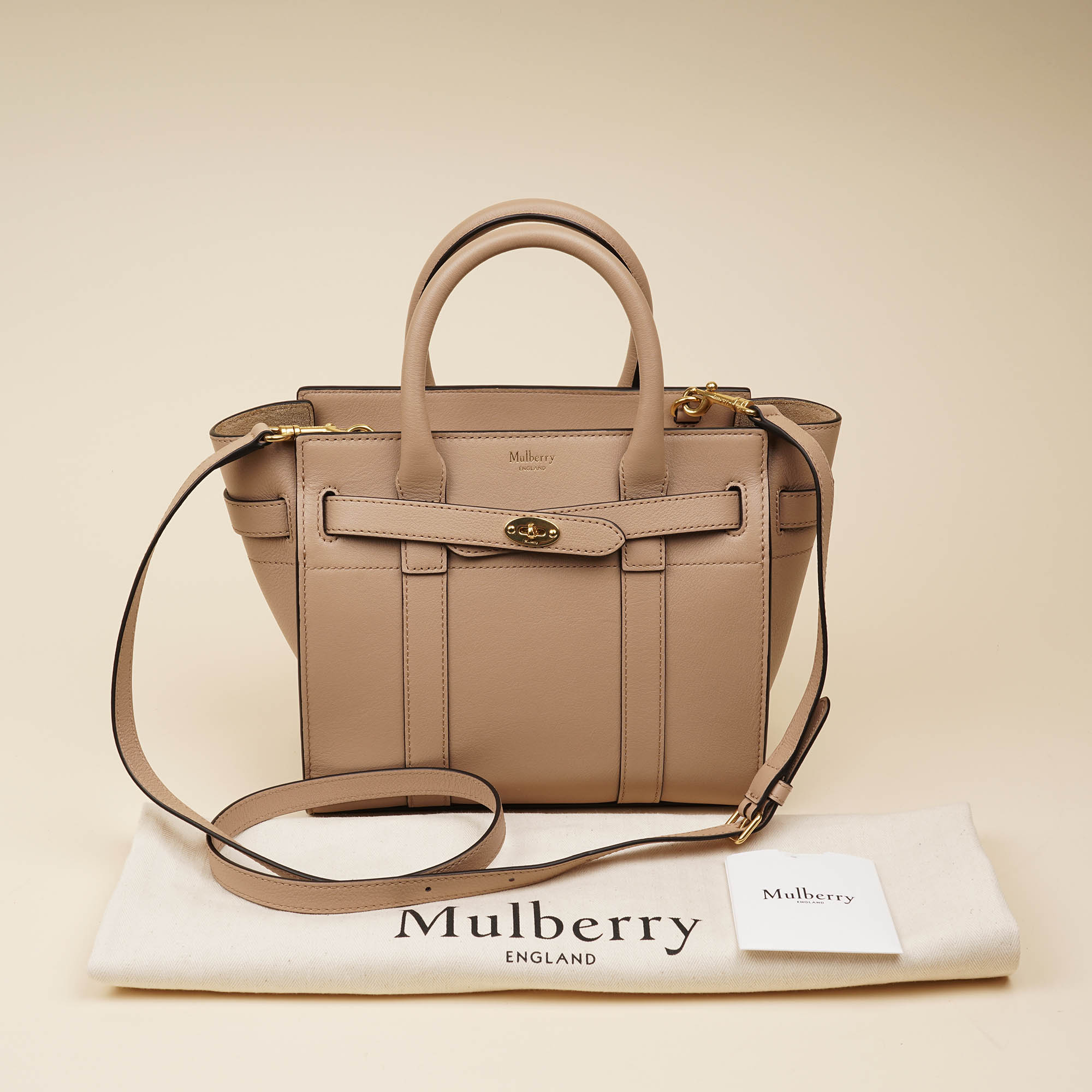 Mini Zipped Bayswater Tote - MULBERRY - Affordable Luxury image