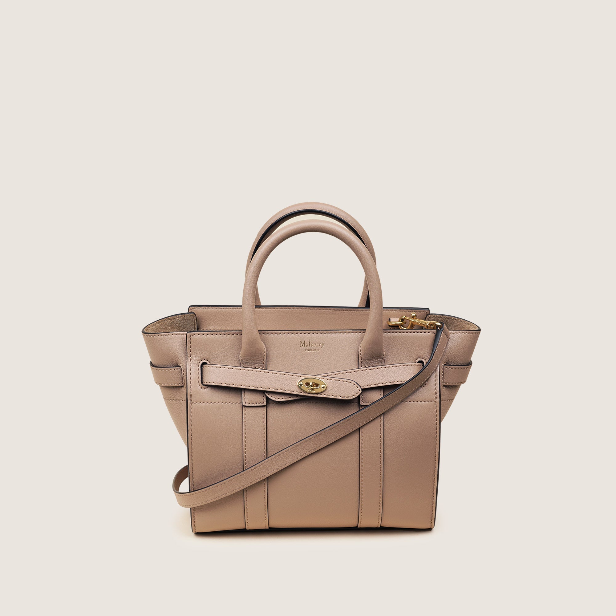 Mini Zipped Bayswater Tote - MULBERRY - Affordable Luxury image