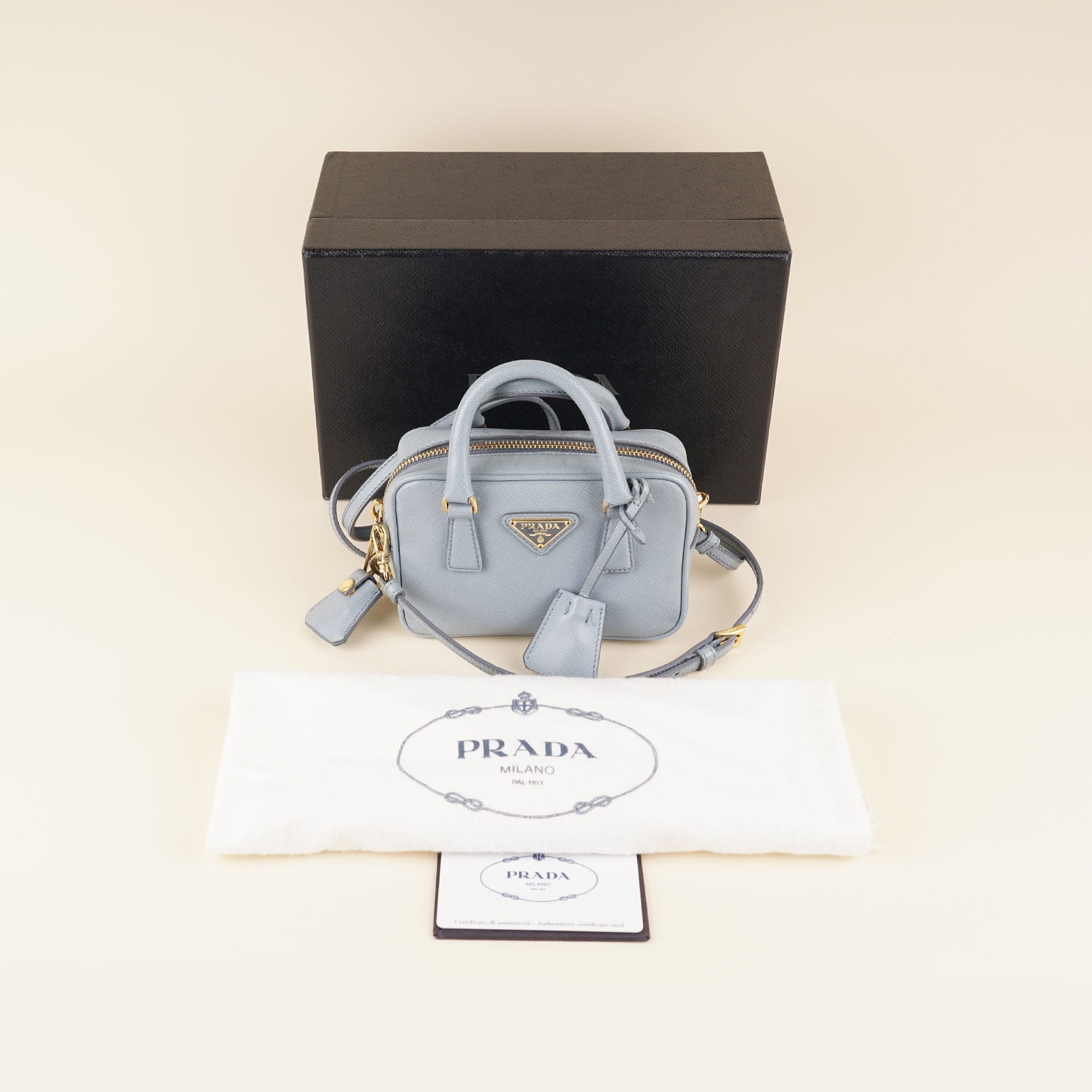 Mini Zipped Shoulder Bag - PRADA - Affordable Luxury image