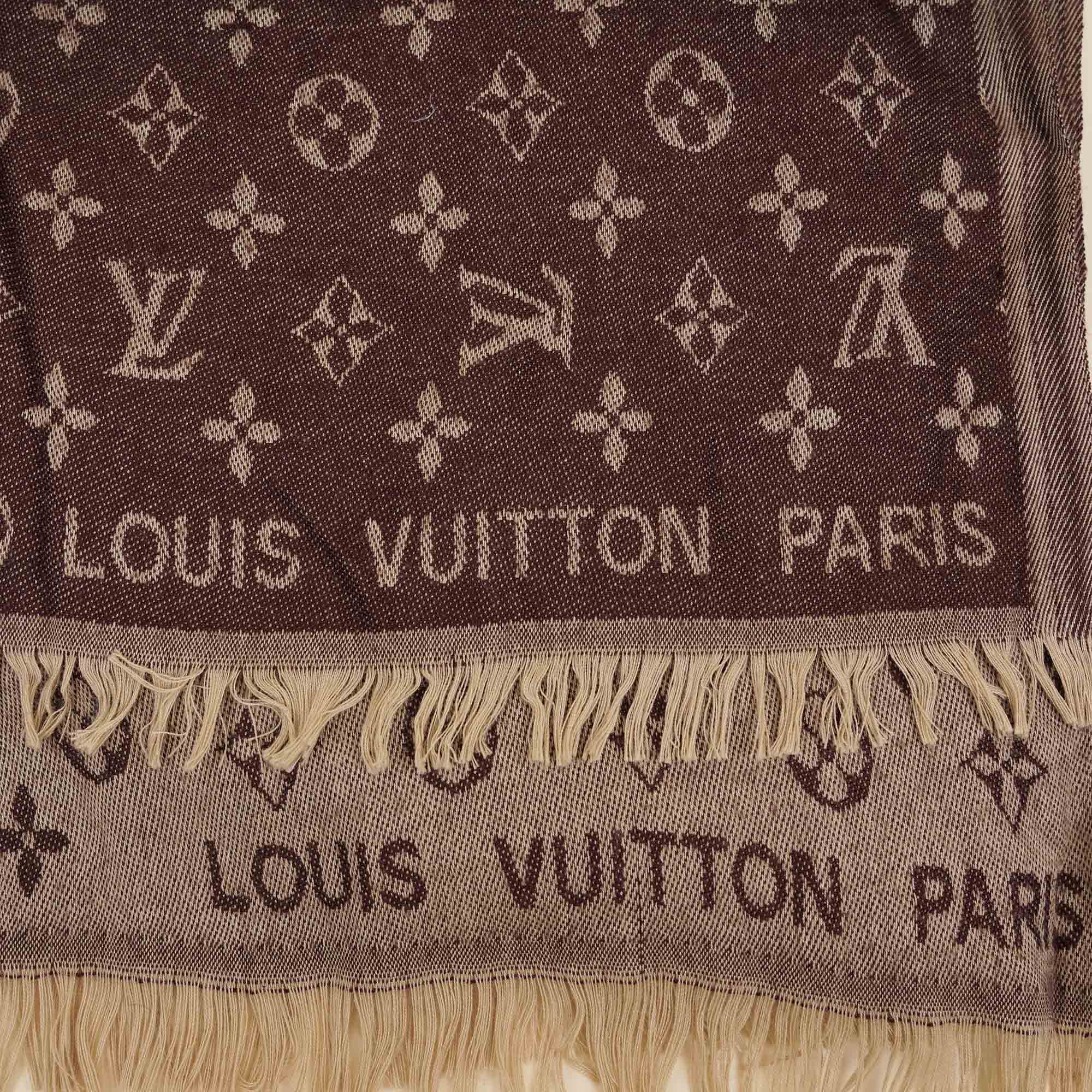 Monogram Wool Shawl - LOUIS VUITTON - Affordable Luxury image