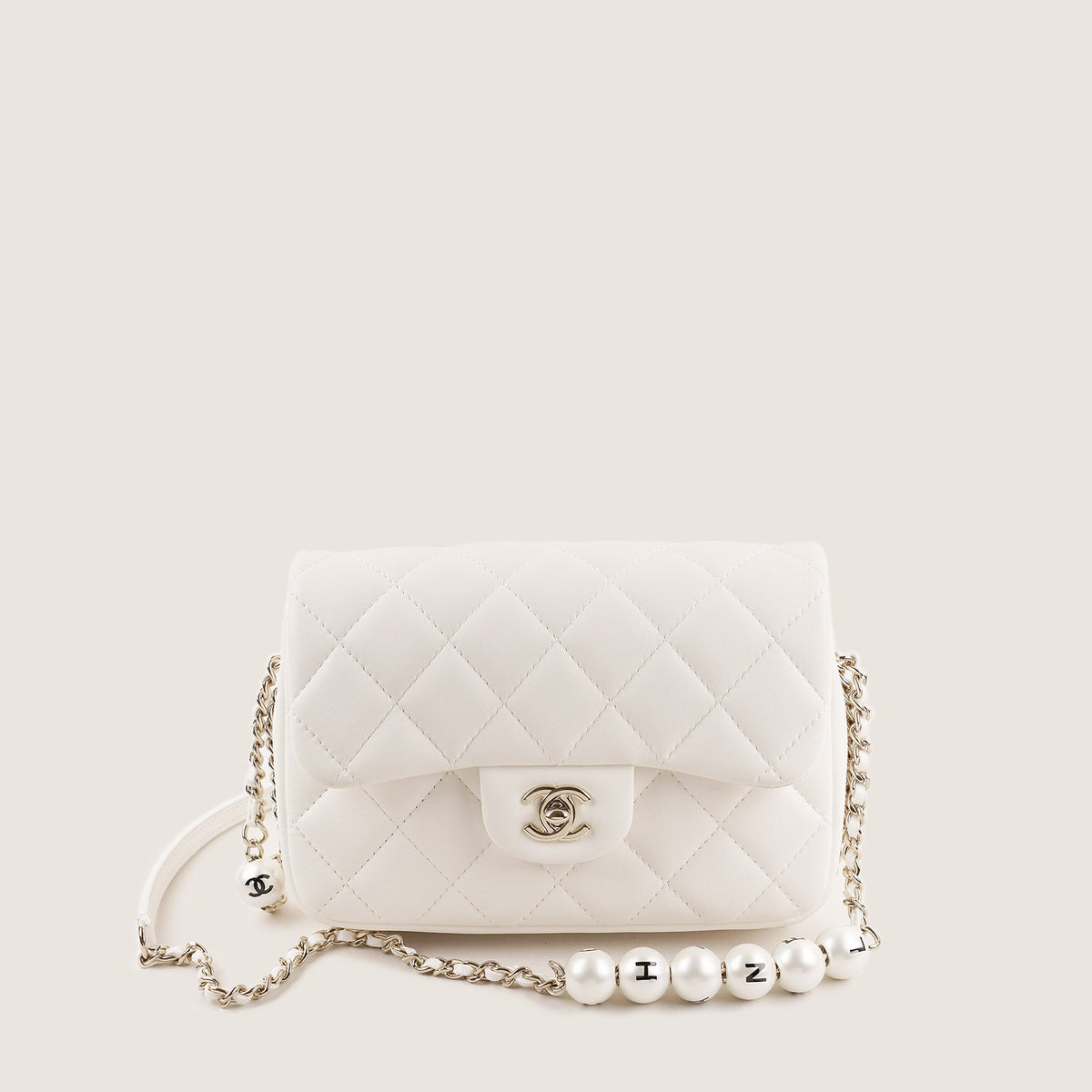 "My Precious Pearls" Chain Around Flap Bag - CHANEL - Affordable Luxury