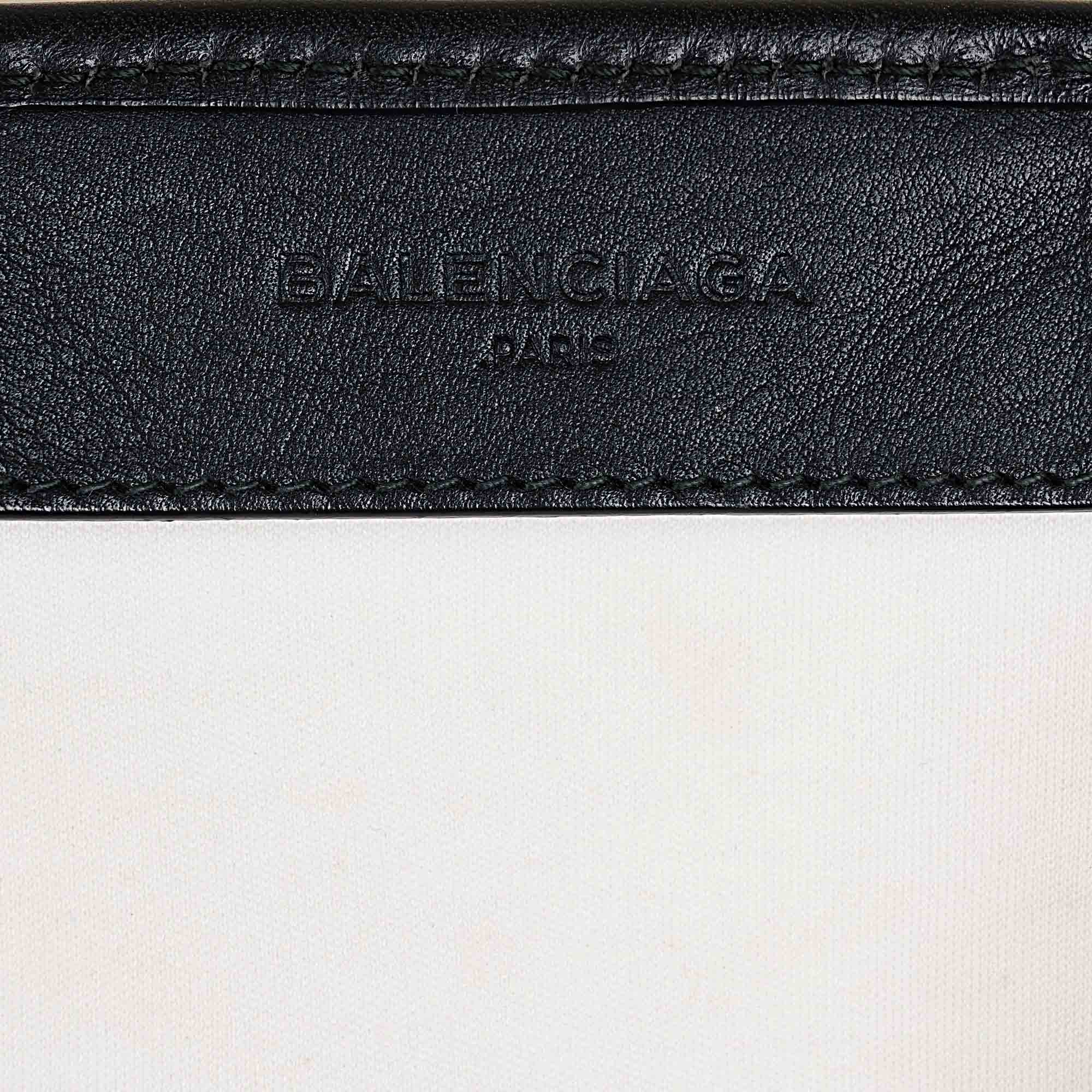 Navy Medium Cabas Tote - BALENCIAGA - Affordable Luxury image