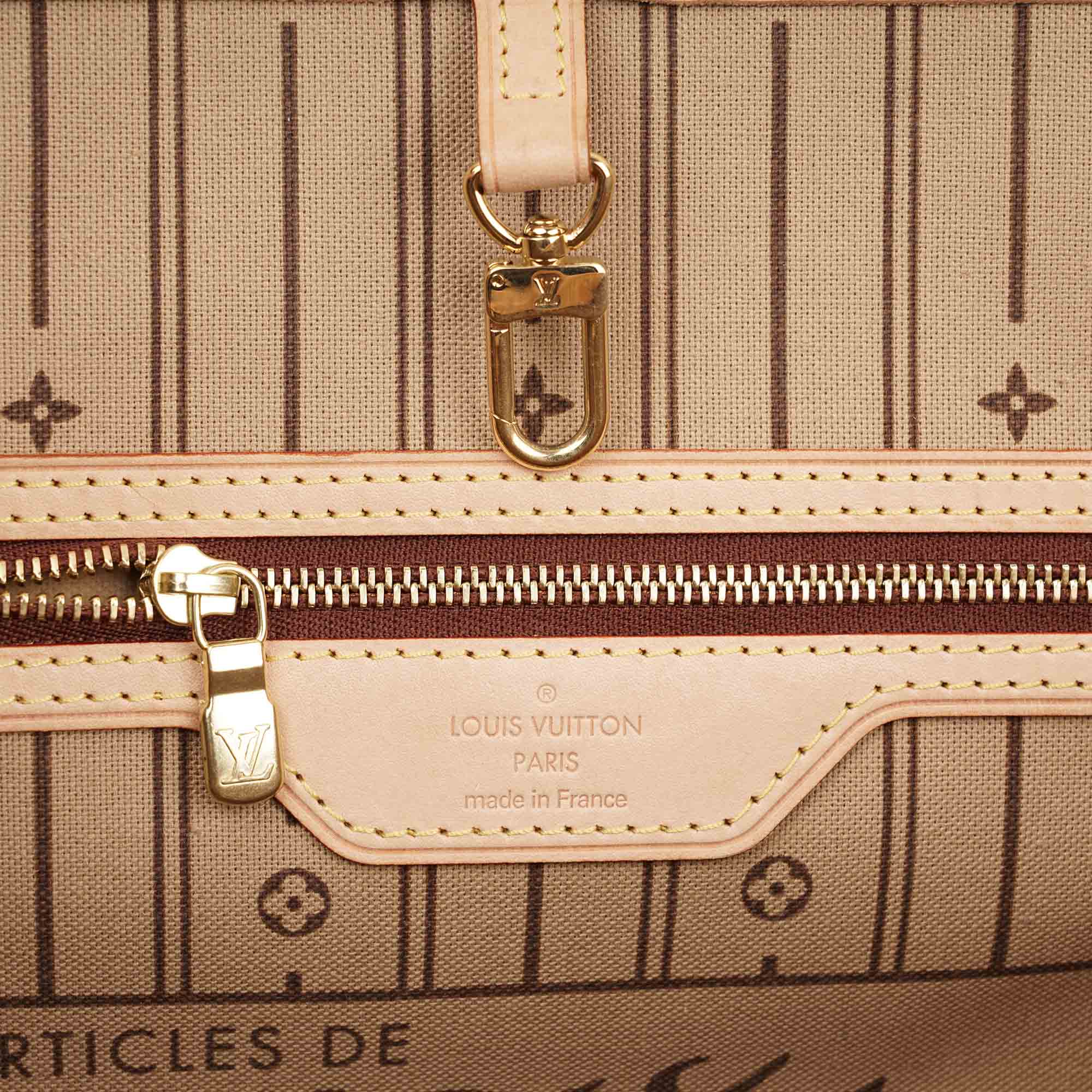 Neverfull MM Tote Bag - LOUIS VUITTON - Affordable Luxury image