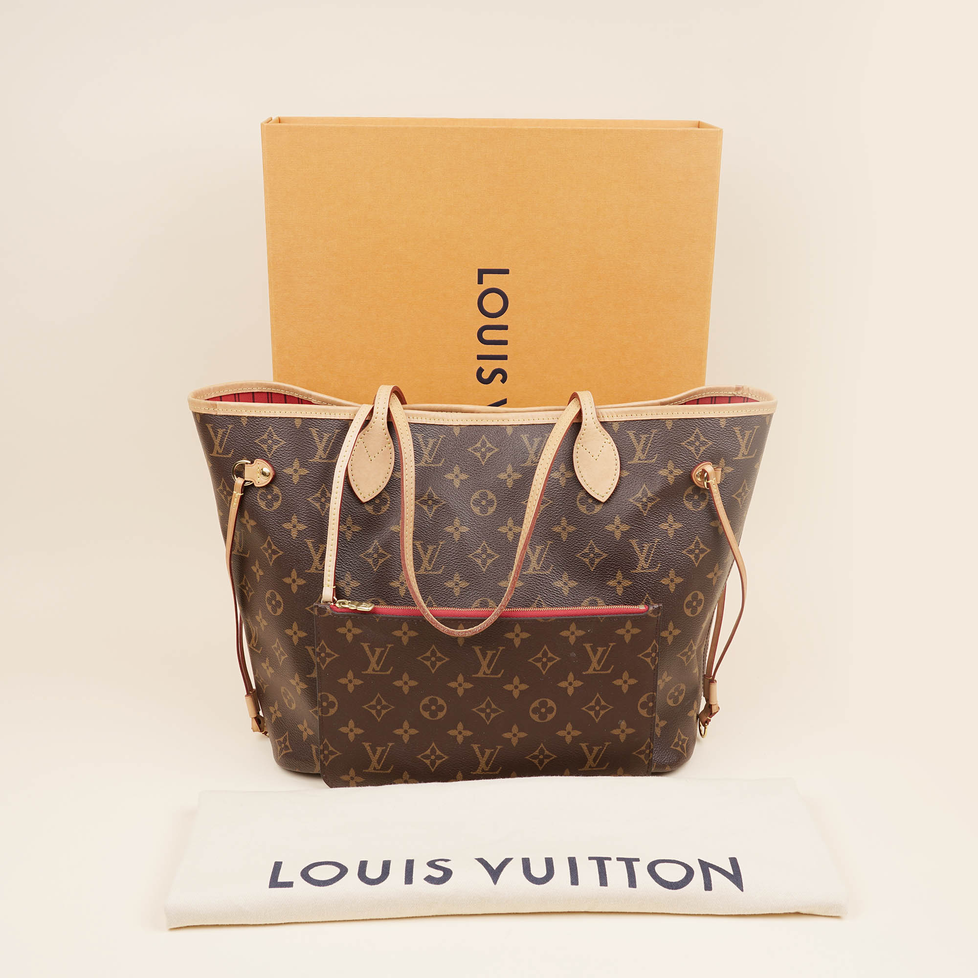 Neverfull MM Tote Bag - LOUIS VUITTON - Affordable Luxury image