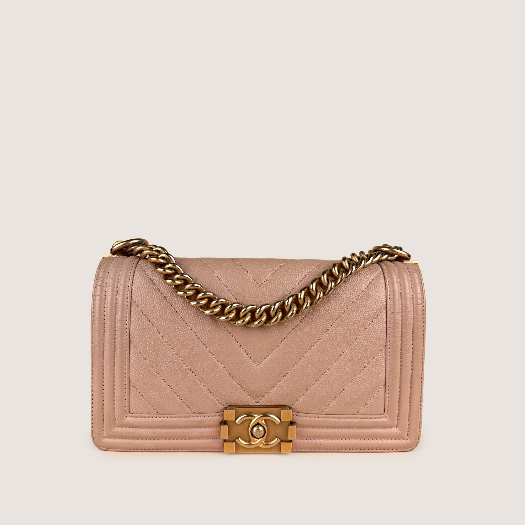 Old Medium Boy Bag - CHANEL - Affordable Luxury image