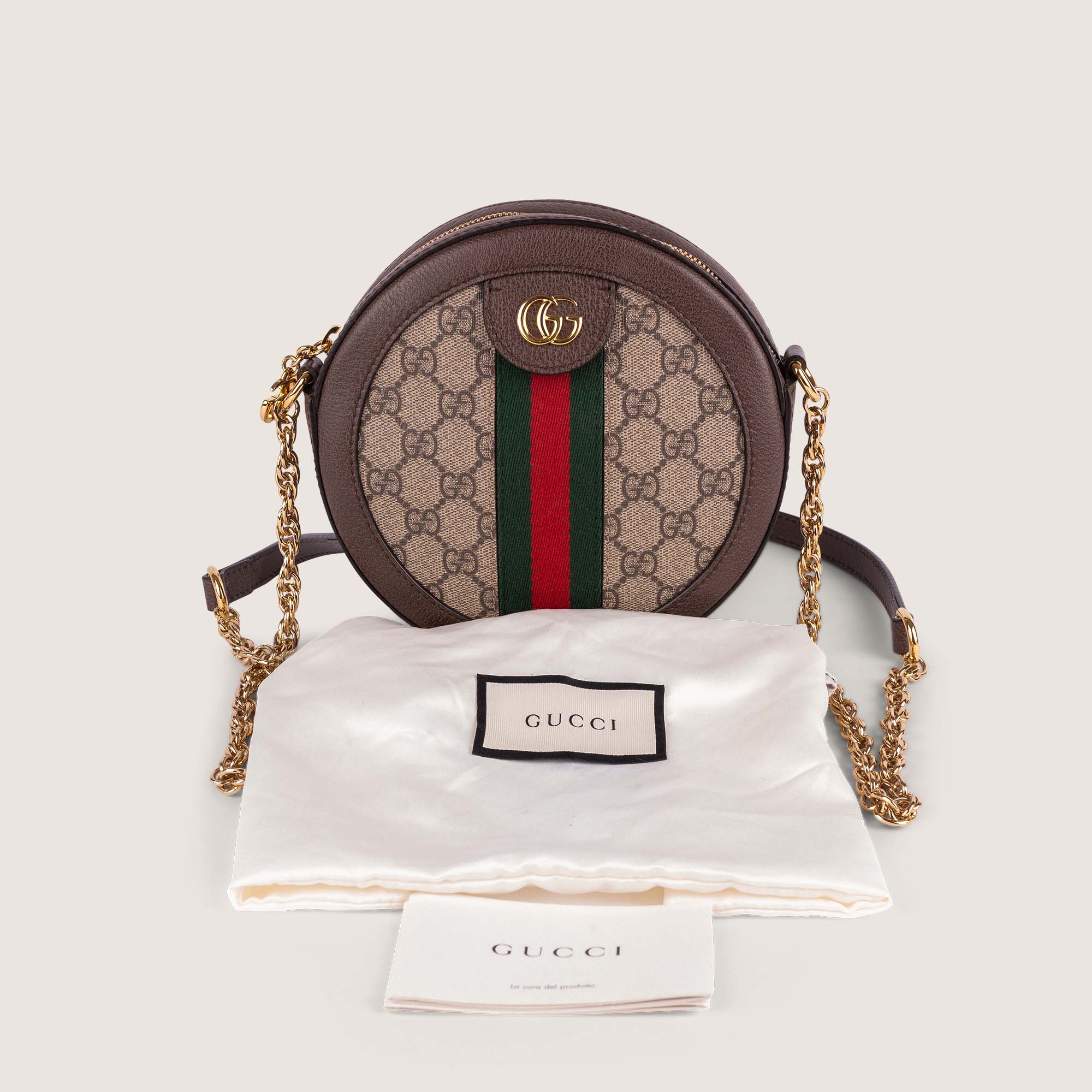 Ophidia GG Mini Round Shoulder Bag - GUCCI - Affordable Luxury image