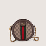 Ophidia GG Mini Round Shoulder Bag - GUCCI - Affordable Luxury thumbnail image