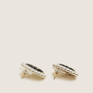 Oval Faux Pearl Earrings - CHANEL - Affordable Luxury thumbnail image