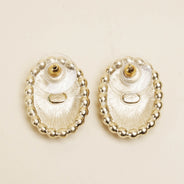 Oval Faux Pearl Earrings - CHANEL - Affordable Luxury thumbnail image