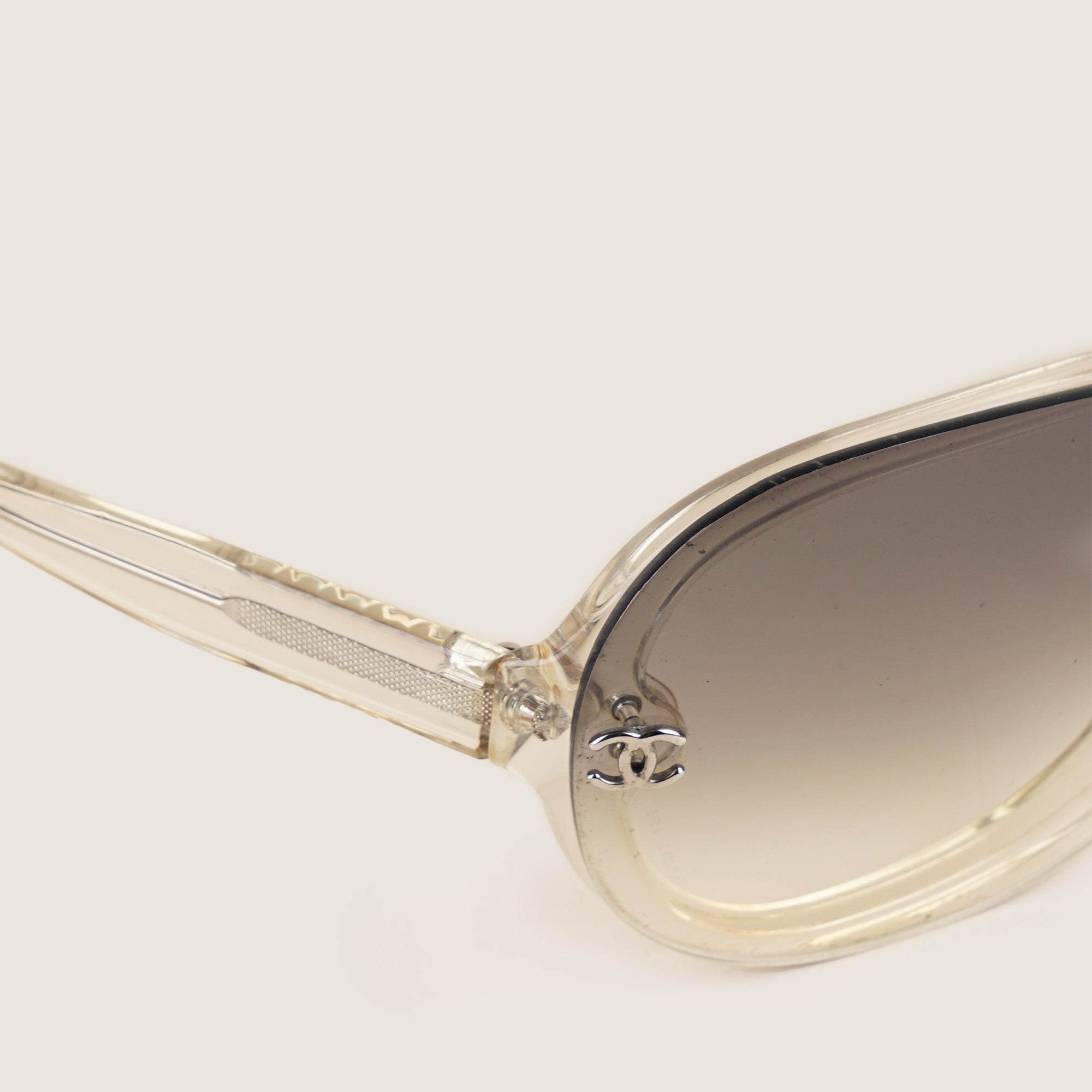 Oval Frame Sunglasses - CHANEL - Affordable Luxury