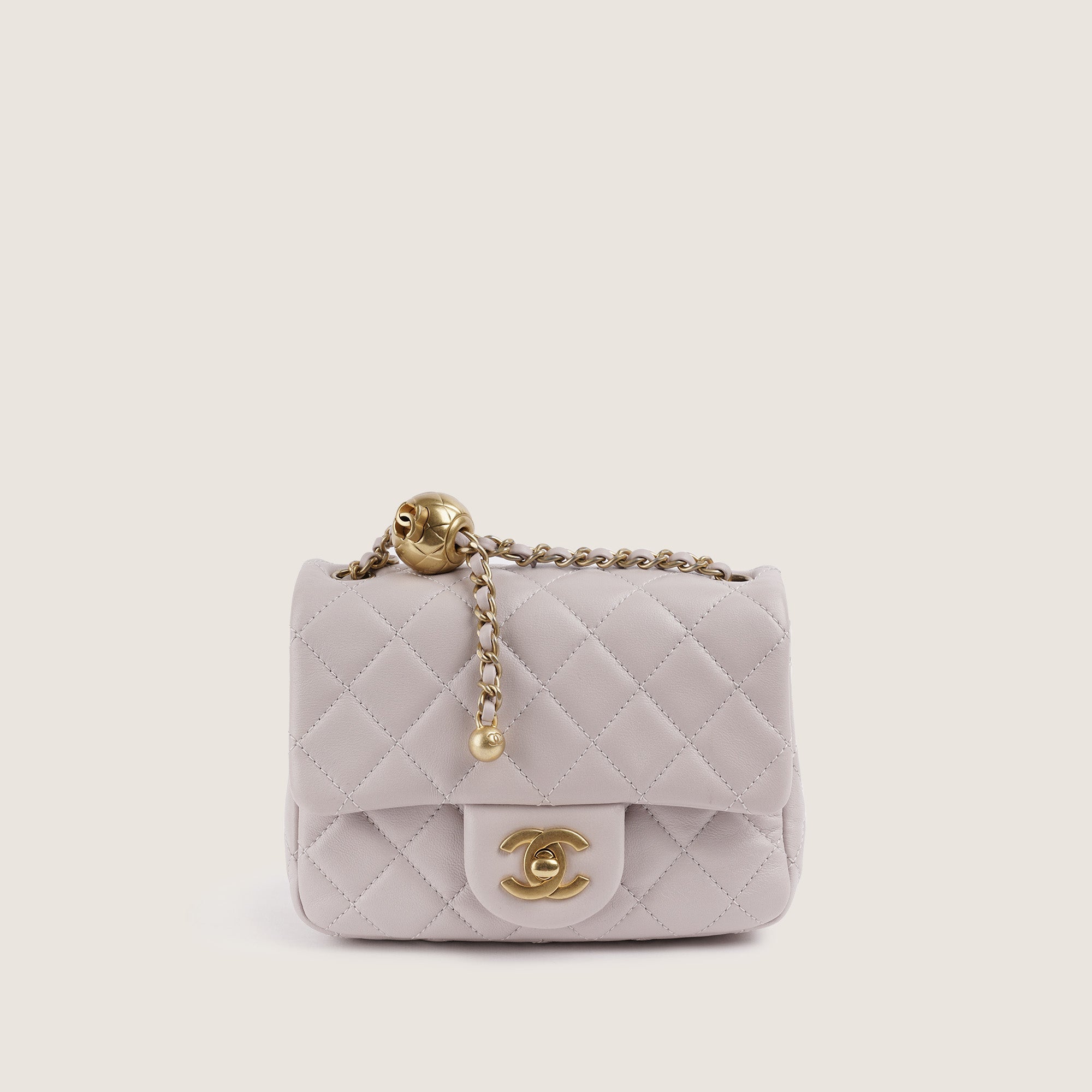 Pearl Crush Mini Square Flap - CHANEL - Affordable Luxury