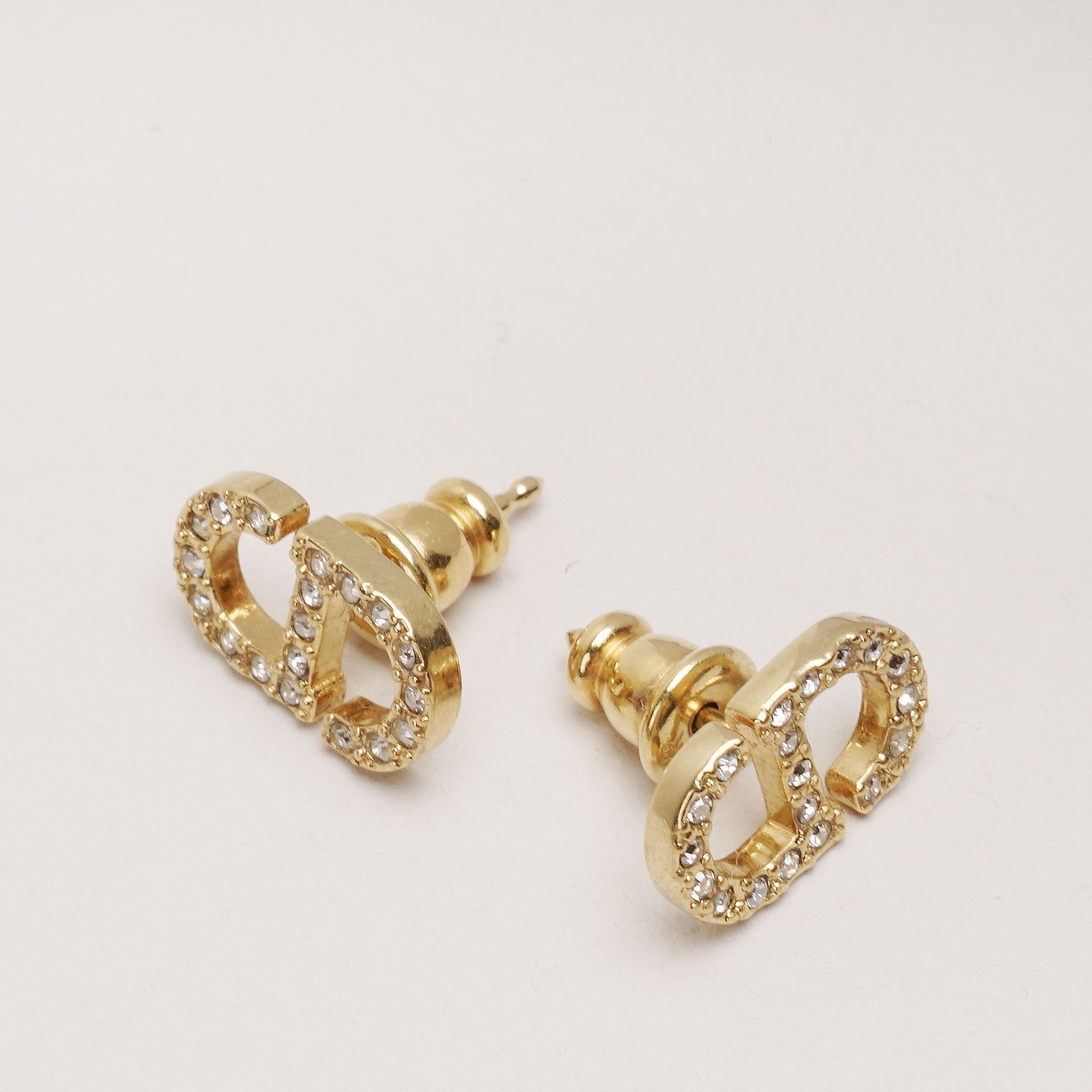 Petit CD Mini Stud Earrings - CHRISTIAN DIOR - Affordable Luxury image