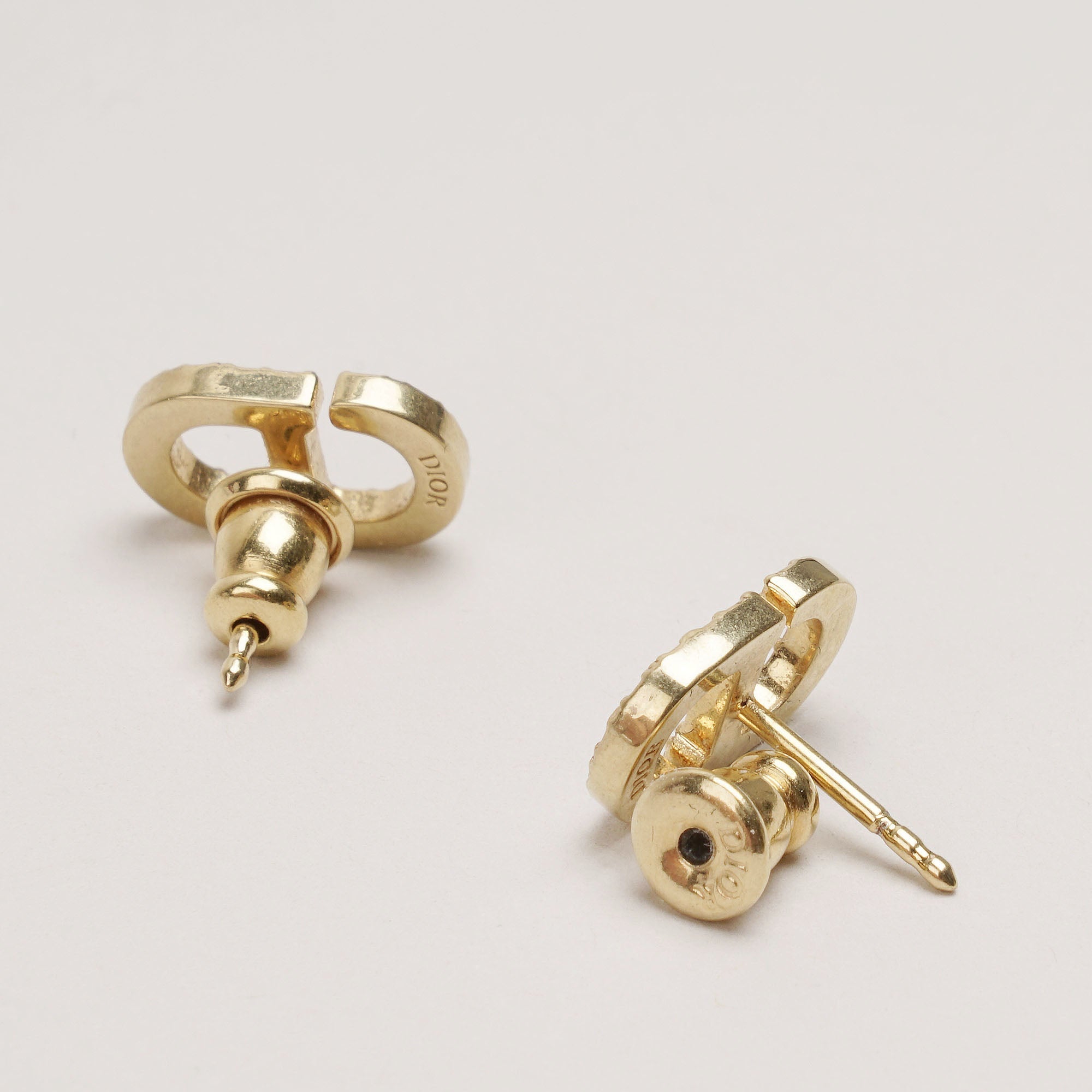 Petit CD Mini Stud Earrings - CHRISTIAN DIOR - Affordable Luxury image