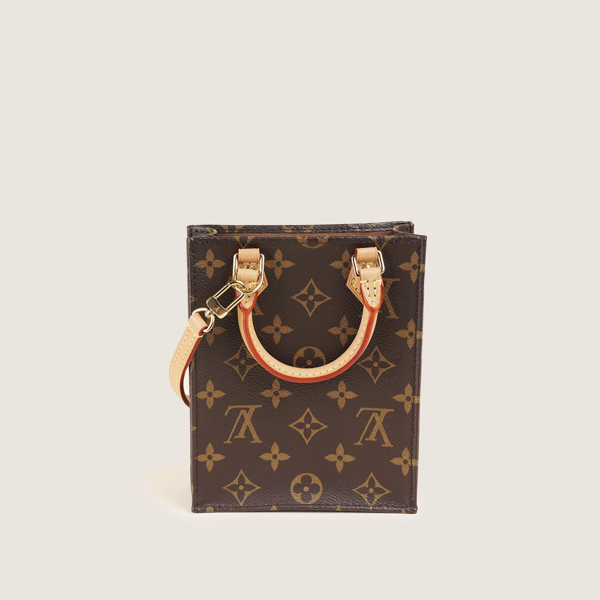 Petite Sac Plat Top Handle - LOUIS VUITTON - Affordable Luxury image