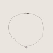 Platinum & Diamonds Flower Pendant Necklace - Tiffany & Co - Affordable Luxury thumbnail image