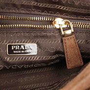 Prada Bonnie Cacao Suede Leather - PRADA - Affordable Luxury thumbnail image