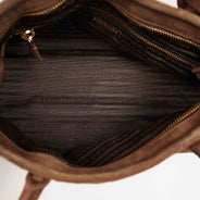 Prada Bonnie Cacao Suede Leather - PRADA - Affordable Luxury thumbnail image