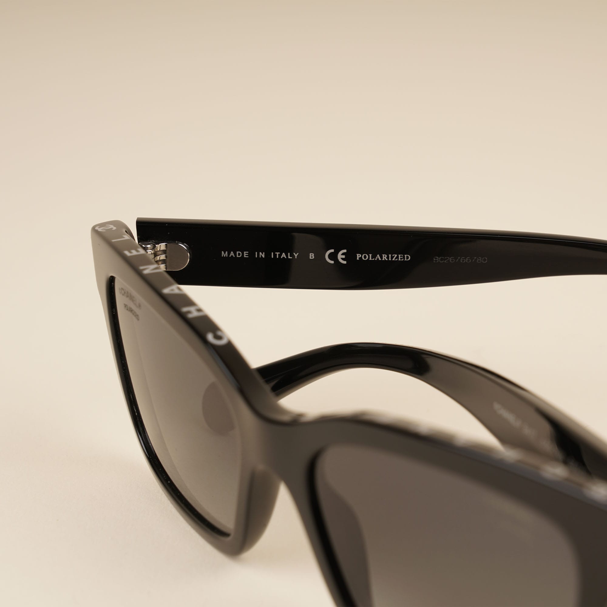 Rectangular Logo Sunglasses - CHANEL - Affordable Luxury image