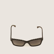 Rectangular Logo Sunglasses - CHANEL - Affordable Luxury thumbnail image