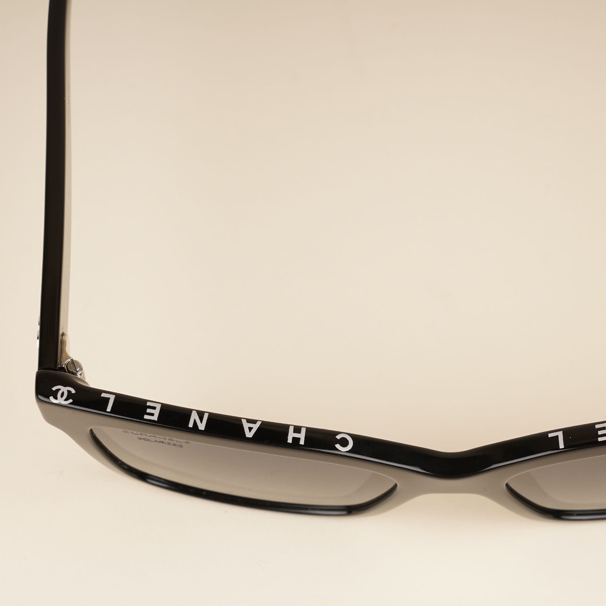 Rectangular Logo Sunglasses - CHANEL - Affordable Luxury image