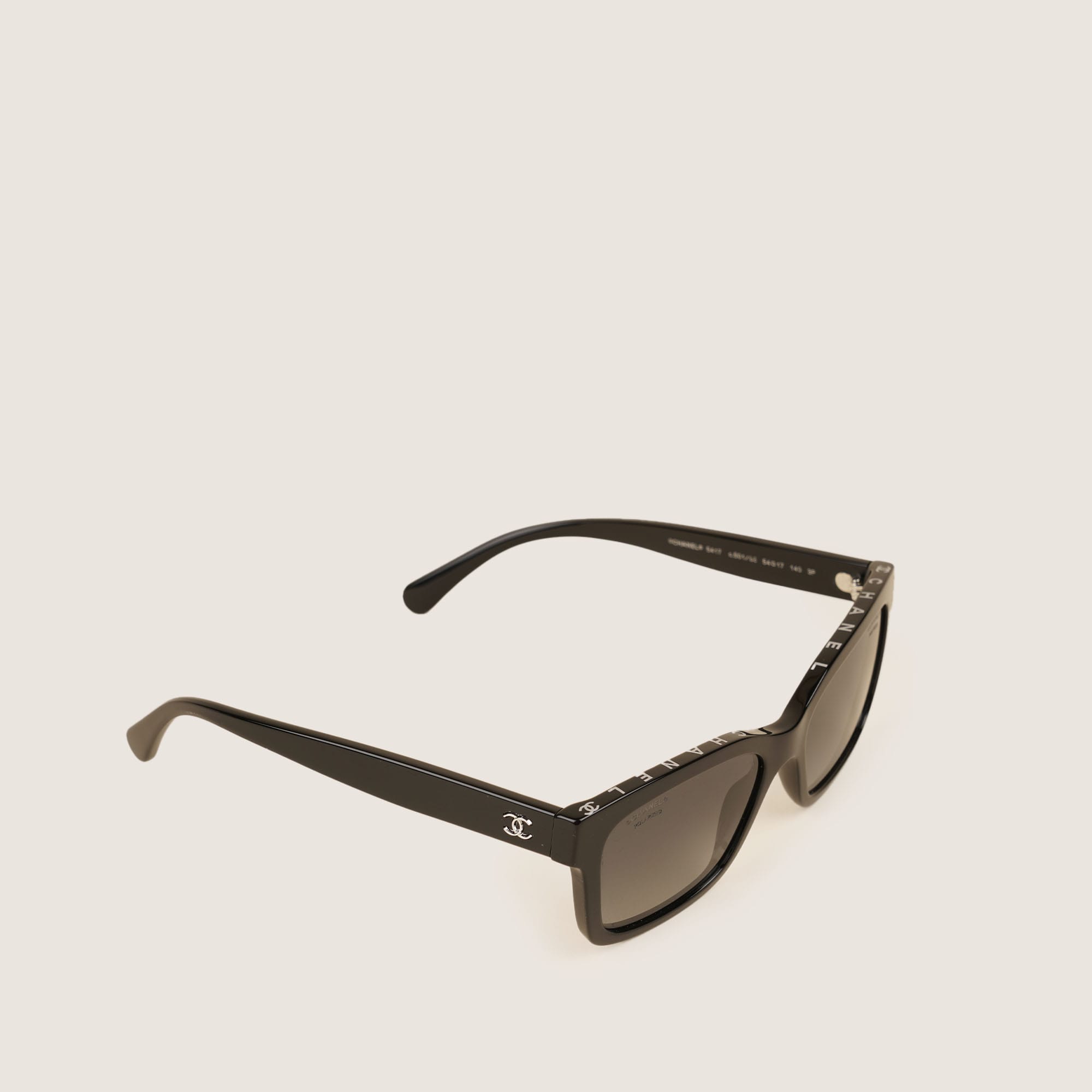 Rectangular Logo Sunglasses - CHANEL - Affordable Luxury