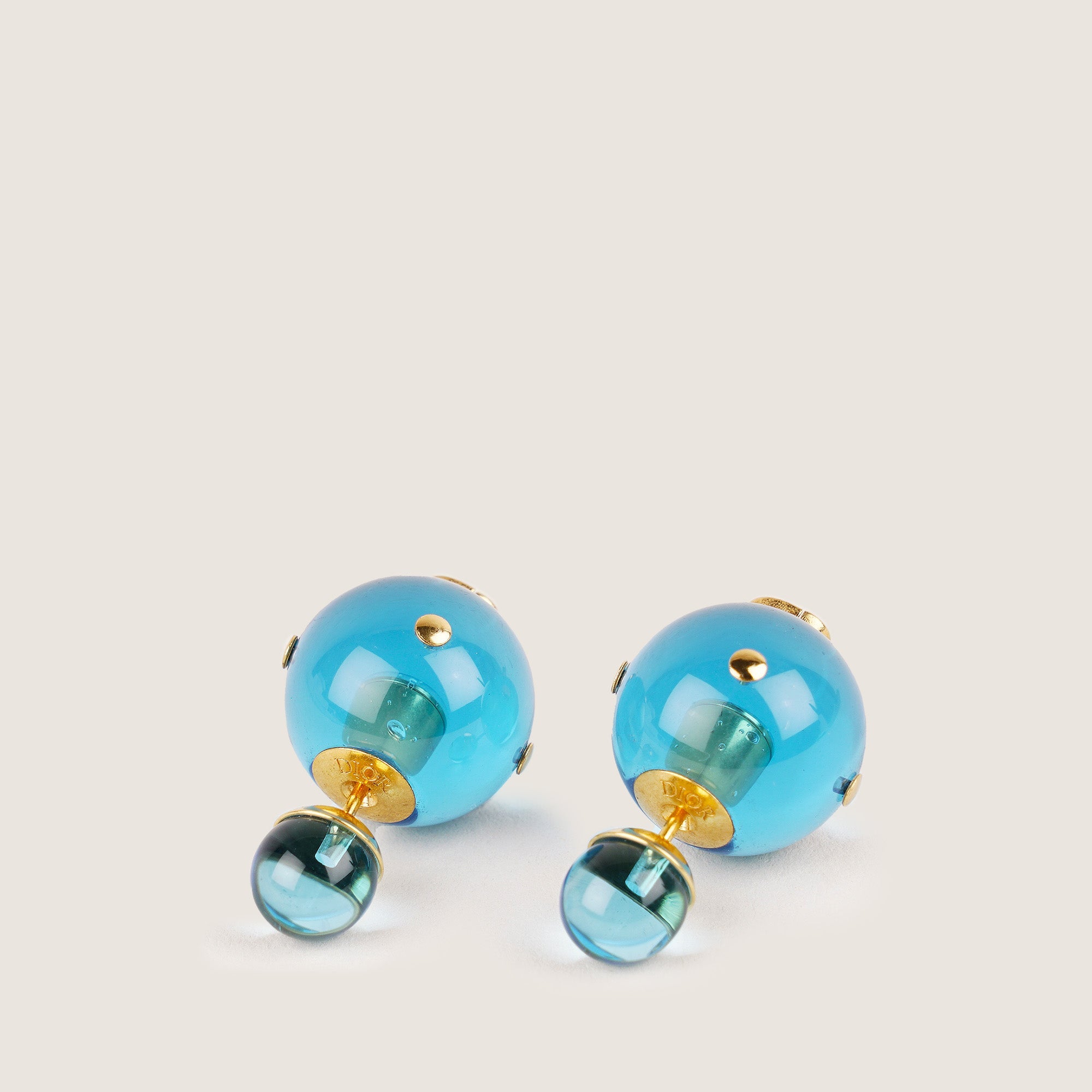 Resin Tribales Earrings - CHRISTIAN DIOR - Affordable Luxury