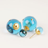 Resin Tribales Earrings - CHRISTIAN DIOR - Affordable Luxury thumbnail image