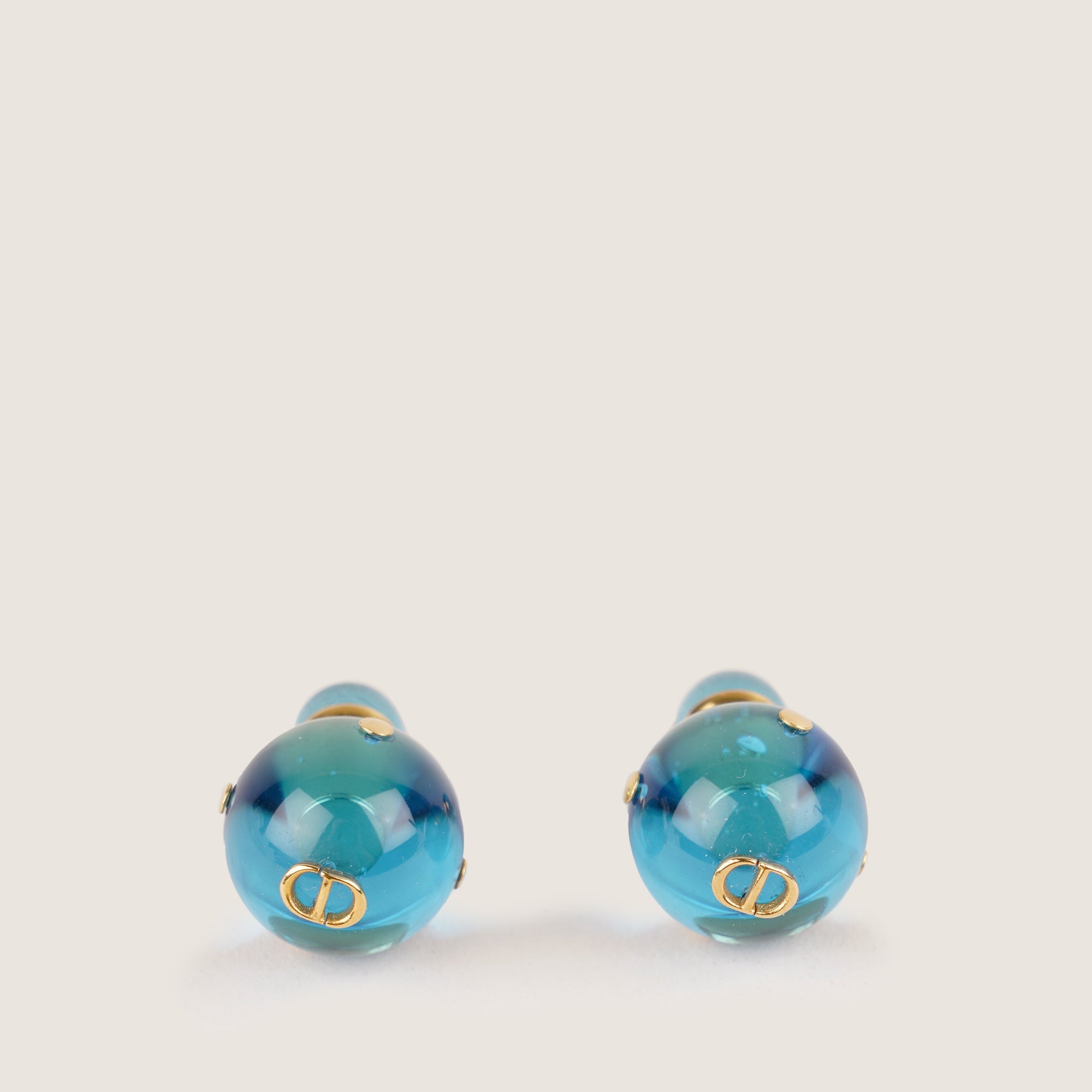 Resin Tribales Earrings - CHRISTIAN DIOR - Affordable Luxury