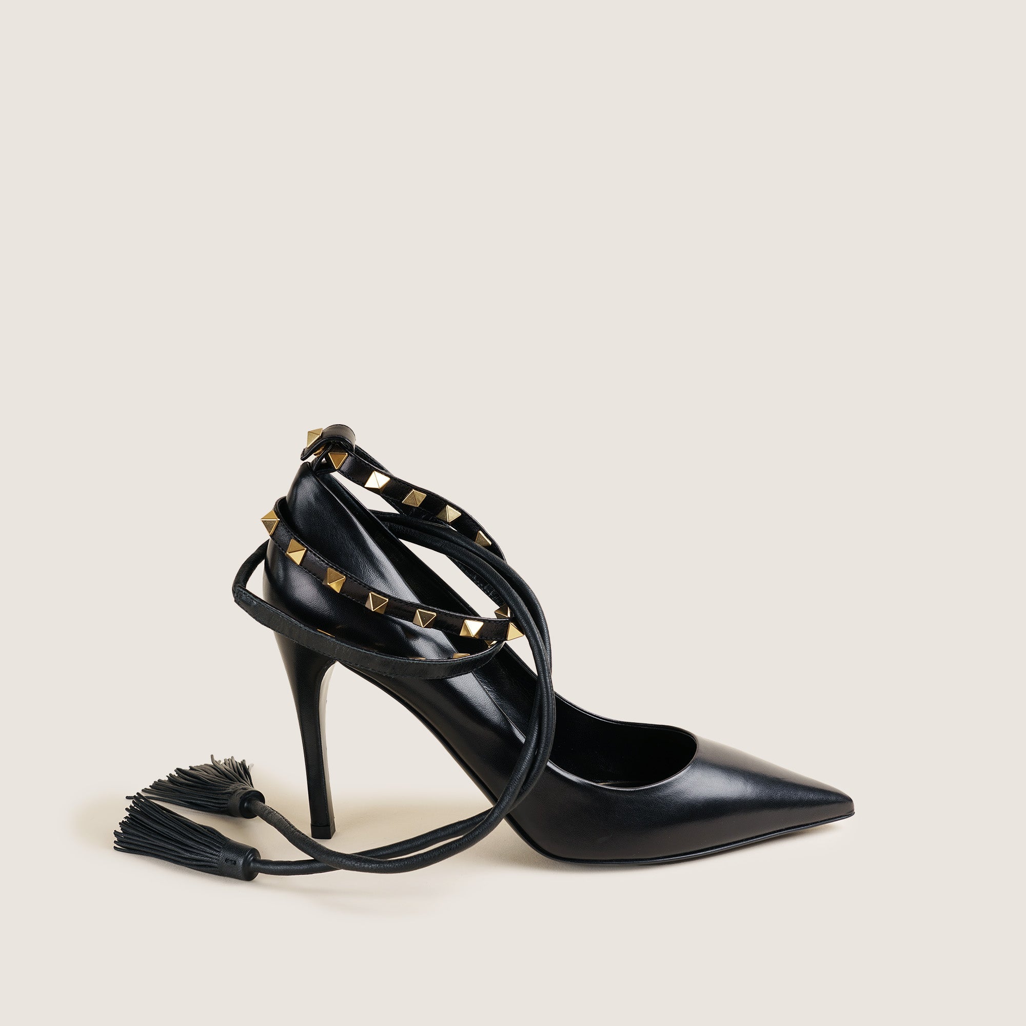 Rockstud Ankle Strap Pumps 38,5 - VALENTINO - Affordable Luxury