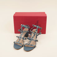 Rockstud Ankle Strap Sandals 39.5 - VALENTINO - Affordable Luxury thumbnail image